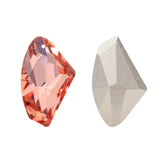 Light Peach Galactic Shape High Quality Glass Pointed Back Fancy Rhinestones WholesaleRhinestone